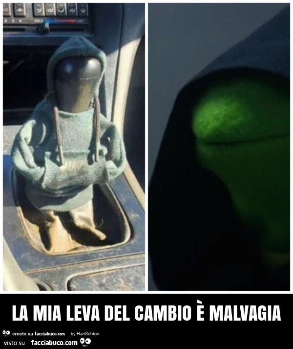 La mia leva del cambio è malvagia