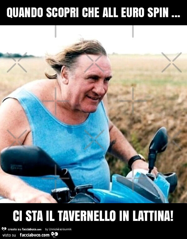 Quando scopri che all euro spin… ci sta il tavernello in lattina
