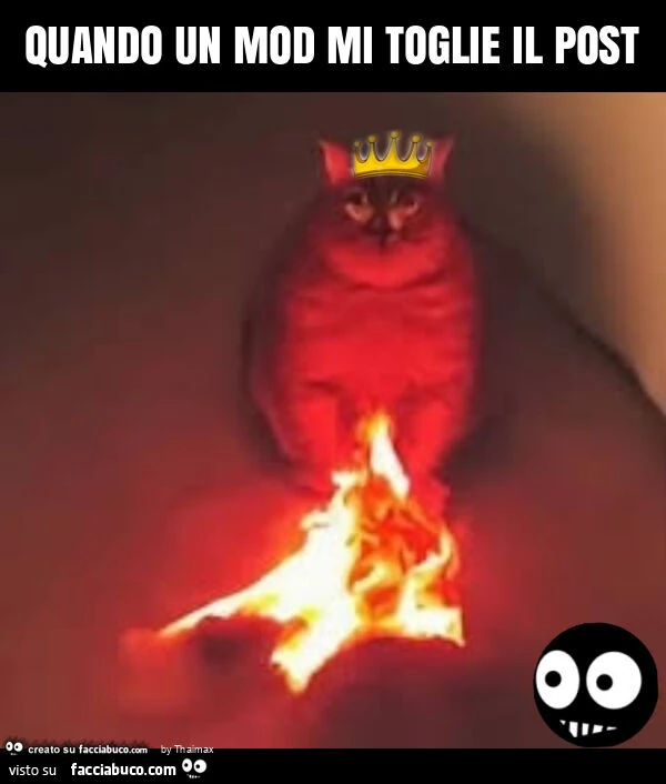 Quando un mod mi toglie il post