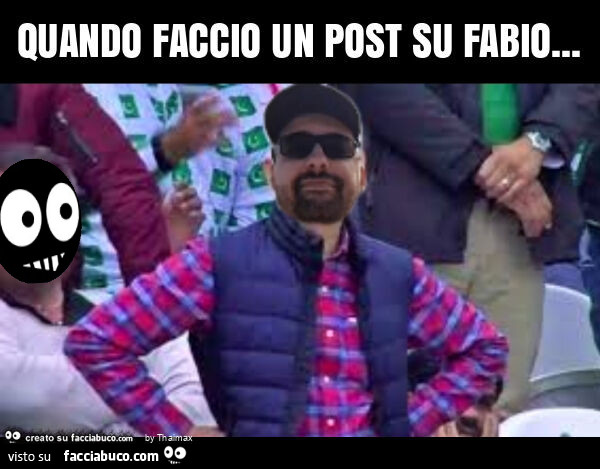 Quando faccio un post su fabio