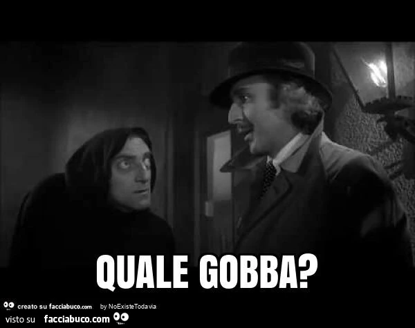 Quale gobba?