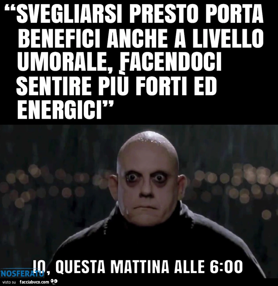 Svegliarsi presto fa bene all'umore