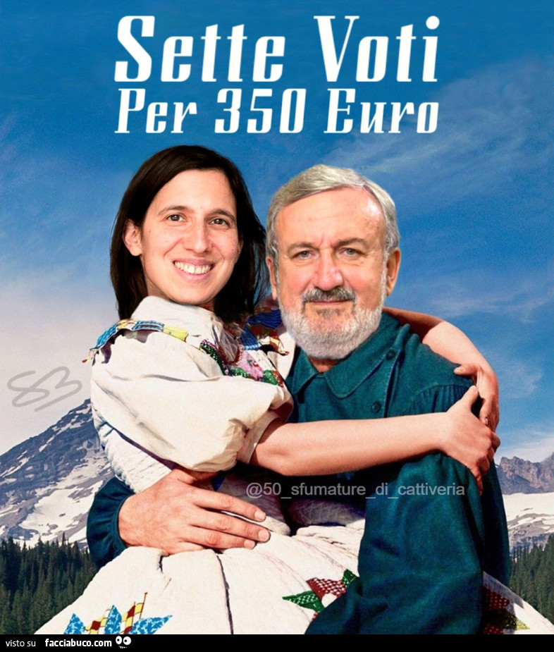 Sette voti per 350 euro