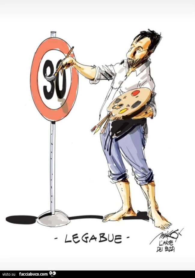 Modifica del cartello dei 30 km/h
