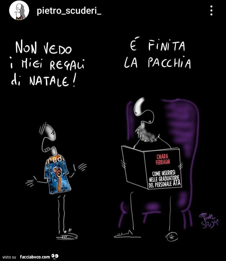 Non vedo i miei regali di Natale! È Finita la pacchia