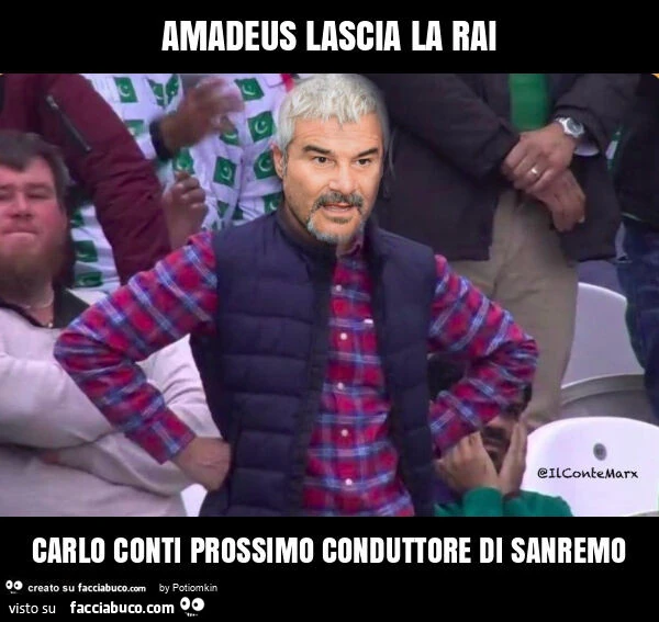 Amadeus lascia la rai carlo conti prossimo conduttore di sanremo