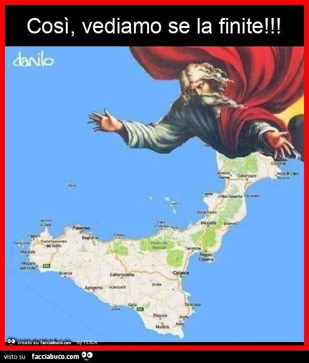 Così, vediamo se la finite