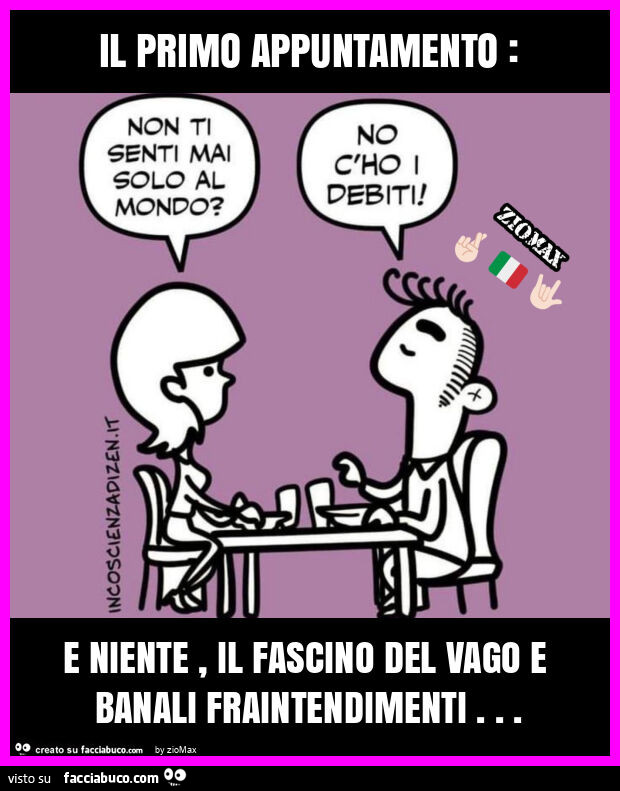 Il primo appuntamento: e niente, il fascino del vago e banali fraintendimenti