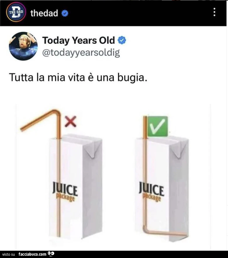 Tutta la mia vita è una bugia