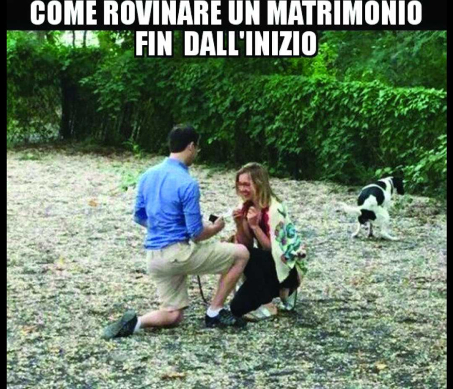 Come rovinare matrimonio