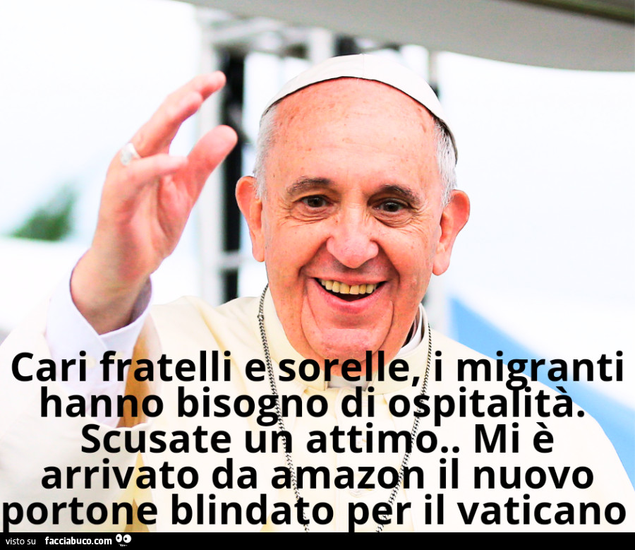 Il Papa e i migranti