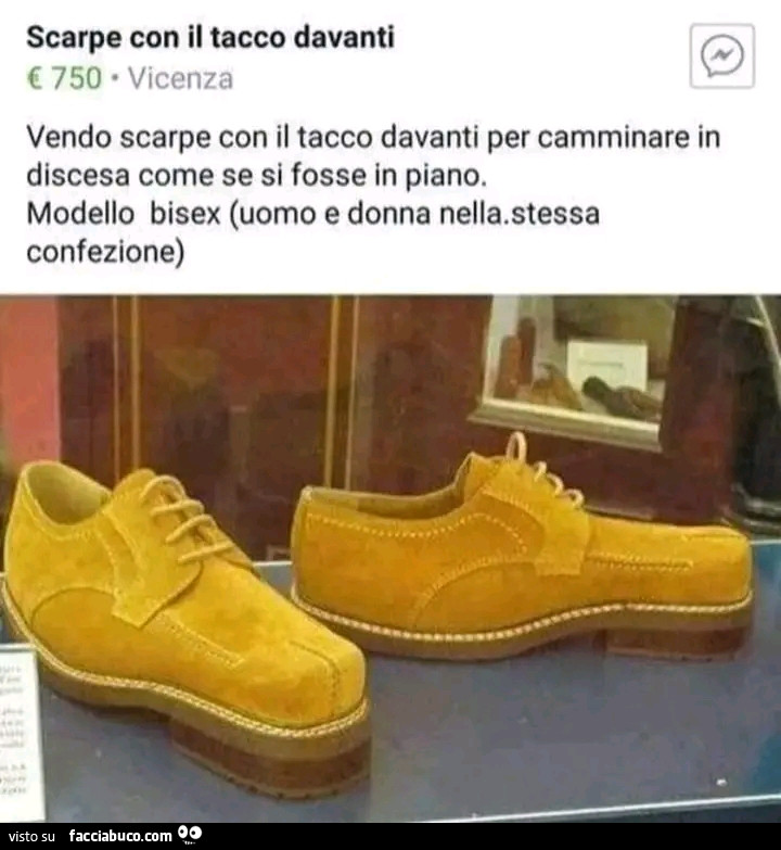 Scarpe con il tacco davanti