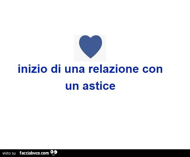 Inizio di una relazione con un astice