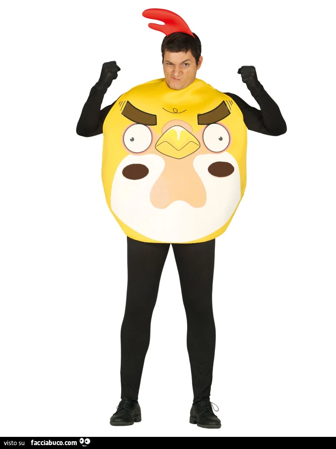 Costume da pulcino arrabbiato