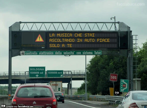 La musica che stai ascoltando in auto piace solo a te