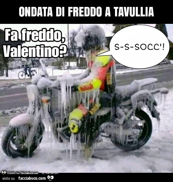 Ondata di freddo a tavullia