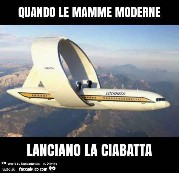 Quando le mamme moderne lanciano la ciabatta